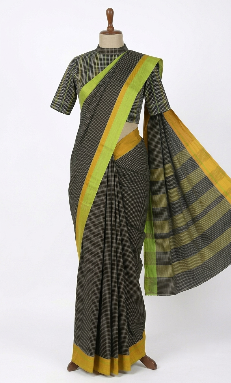 Patteda Anchu Handloom Sarees