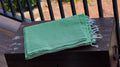 Naturally Dyed Pista Green Organic Cotton Handloom Saree