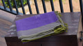 Naturally Dyed Purple Banana Cotton Handloom Saree