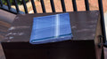 Sky Blue Kasargod Handloom Mundu/Panche with White Border